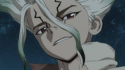 Dr. Stone (In the picture: Senku)