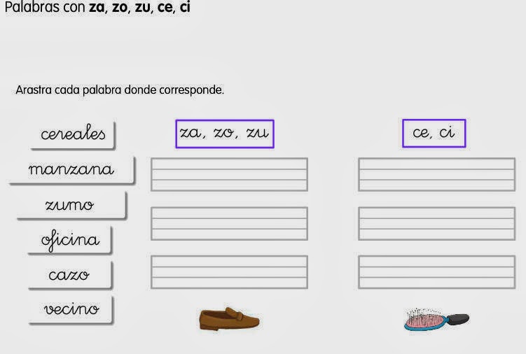 Resultado de imagen de za zo zu ce ci