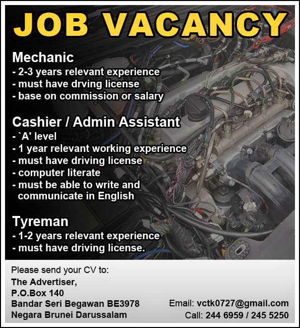Contoh Job Vacancy / Job Advertisement dalam Bahasa Inggris  Hello 