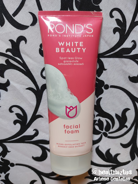 Pond's White Beauty Facial Foam Review | @healthbiztips