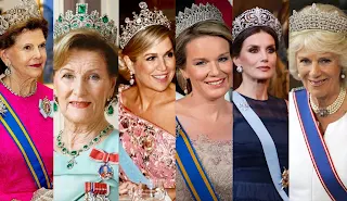 Six Queen consorts in European royal court