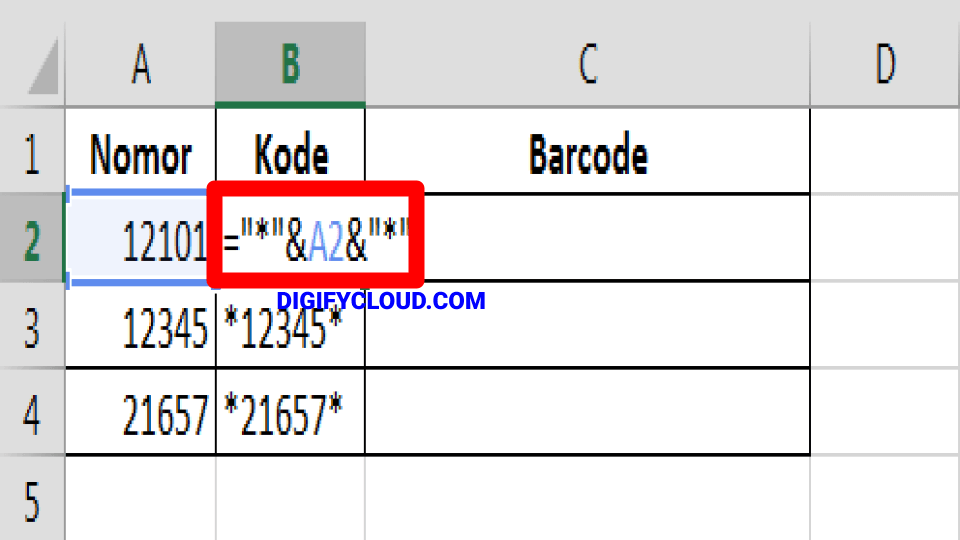 Cara Membuat Barcode Menggunakan Microsoft Excel 2007, 2010, 2013, 2016