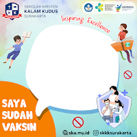 Twibbon Vaksinasi Murid SMA Sekolah Kristen Kalam Kudus Surakarta