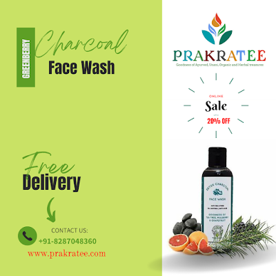 Buy Greenberry Organics Detox Charcoal Face Wash from www.prakratee.com