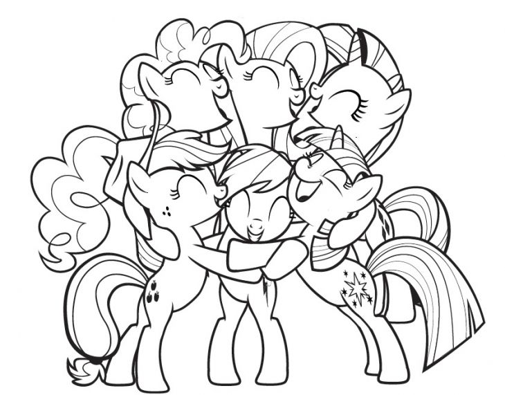 Mlp Coloring Pages My Little Pony