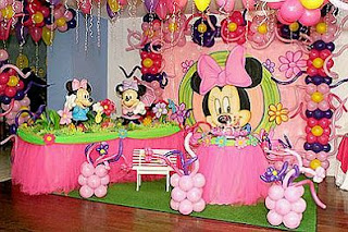 Children Parties, Minnie Mouse Decoration