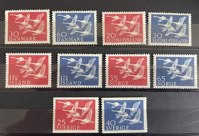 1956 Northern Countries issues