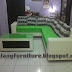 Sofa L Mega Jumbo Matras + Meja Lubang + Bantal