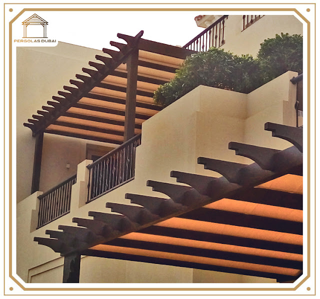 Balcony pergola in Dubai Abu Dhabi Sharjah UAE