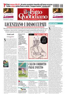 Il Fatto Quotidiano del 3 Aprile 2012 | ISSN 2037-089X | TRUE PDF | Quotidiano | Cronaca | Politica
Il quotidiano è edito dal 23 settembre 2009. L'uscita del giornale è stata preceduta da una lunga fase preparatoria iniziata il 28 maggio 2009 con l'annuncio del nuovo quotidiano dato sul blog voglioscendere.it da Marco Travaglio.
Il nome della testata è stato scelto in memoria del giornalista Enzo Biagi, conduttore del programma televisivo Il Fatto, mentre il logo del bambino con il megafono si ispira al quotidiano La Voce, in omaggio al suo fondatore Indro Montanelli.
L'editore ha manifestato la volontà di rinunciare ai fondi del finanziamento pubblico per l'editoria e di sovvenzionarsi soltanto con i proventi della pubblicità e delle vendite, e di usufruire solo delle tariffe postali agevolate per i prodotti editoriali sino alla loro abrogazione nell'aprile 2010.