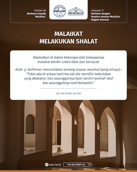 Halaqah 17 ~ Beriman Dengan Amalan-Amalan Malaikat Bagian 06