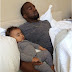 Picha: Kanye West, North West Wakiwa Wamelala Pamoja