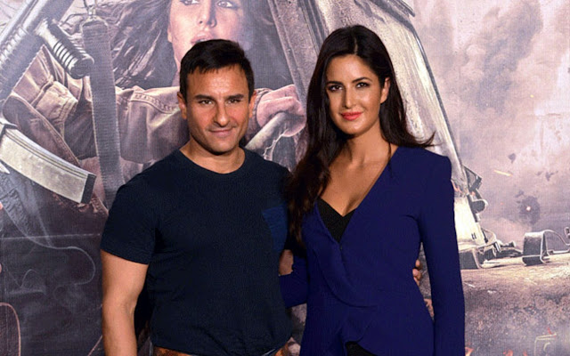 Katrina Kaif & Saif Ali Khan Couple Wallpaper Download