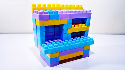 DIY - How to Build Desk from LEGO Blocks