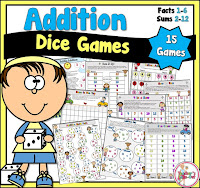 Addition Games using Dice