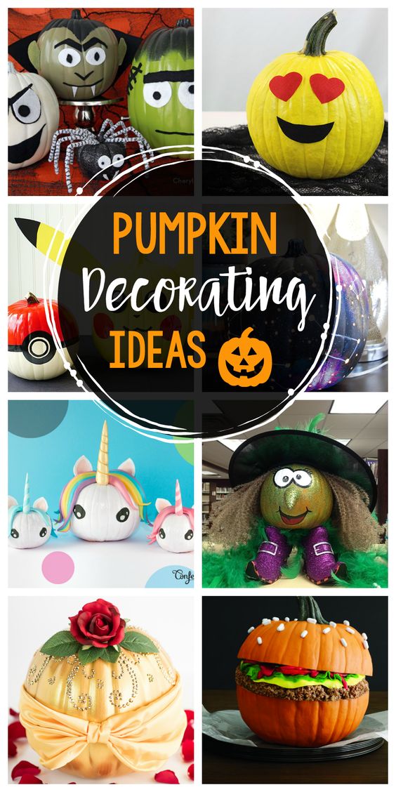 25 Fun Pumpkin Decorating Ideas