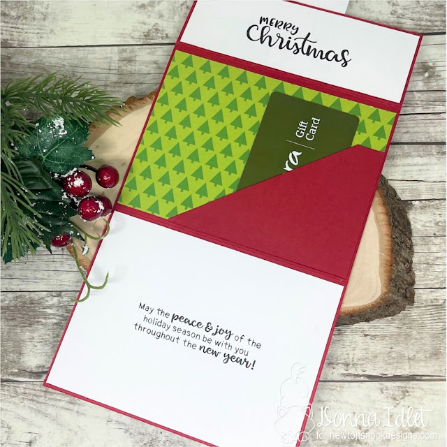 Donna Idlet, Newton's Nook Designs, Newton's Gift stamp set,  Sentiment of the Season Stamp Set, Canine Christmas Paper Pad