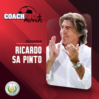 Σύνδεσμος Προπονητών Κύπρου: Ο Ρικάρντο Σα Πίντο, αναδείχθηκε «Προπονητής του Μήνα» για τον Δεκέμβριο 