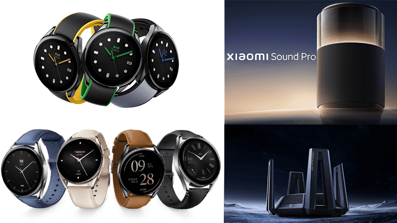 Xiaomi Watch S2, Router 10000, and Sound Pro speaker  now official!