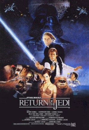 Star Wars Return Of The Jedi Movie Poster. MOVIE REVIEW: Star Wars