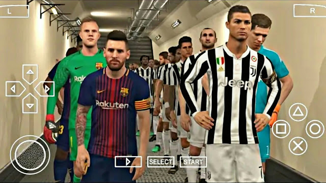 PES 2019 Lite 400 MB New Camera PS4 Update Android/PPSSPP