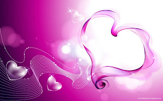 Pink Love Hearts Smoke wallpaper