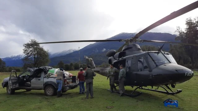 Operativo FACh en Cochamó