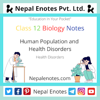 Class 12 Zoology Health Disorders Notes