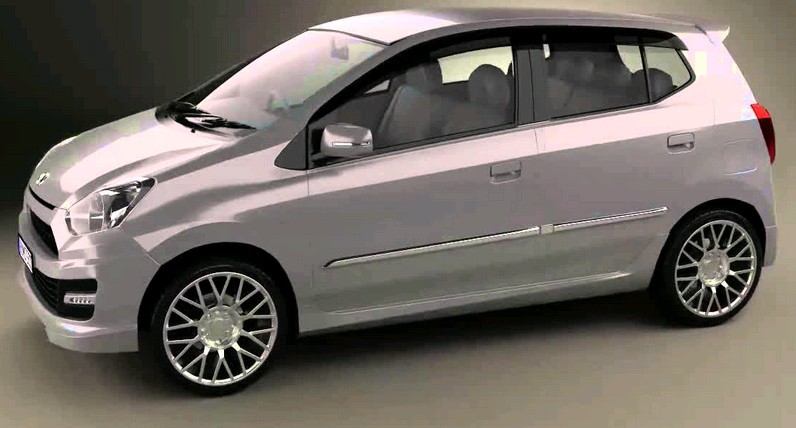 Contoh Gambar  Modifikasi  Elegant Mobil  Daihatsu  Ayla  