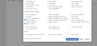 Facebook Page Access Token