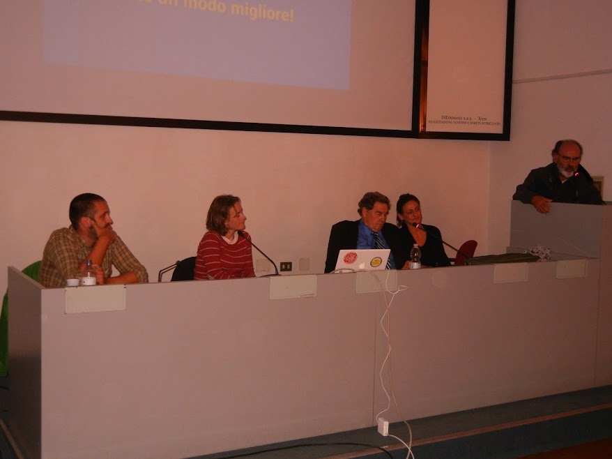 Foto Paul Connett a Terni - 17 OTTOBRE 2012
