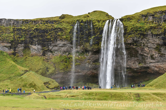 冰島, Iceland, Seljalandsfoss 瀑布