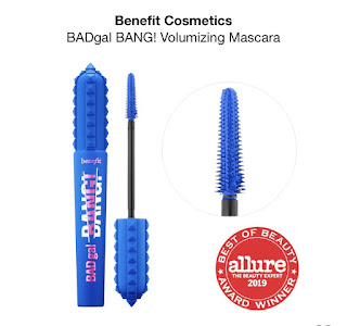 Royal blue volumizing mascara