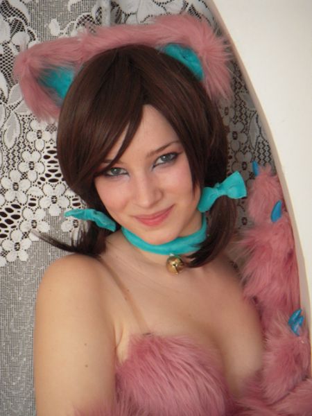 EnjiNight deviantart mulher gata cosplay