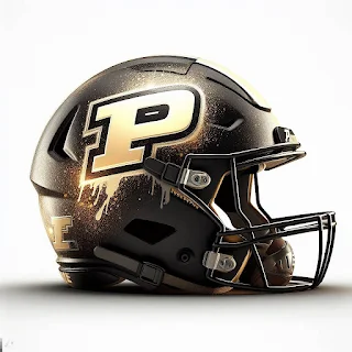 Purdue Boilermakers Concept Football Helmets 2024