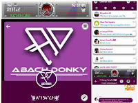 BBM Mod Purple Bubble v3.2.0.6 APK by Abach DK Download Gratis