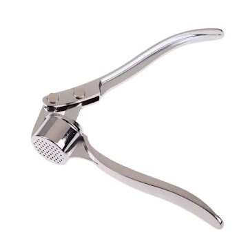 Garlic Press Grade Stainless Steel Easy to Use and Clean Hown - store