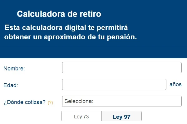 Calculadora de Ahorro para el retiro