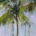 Palms, Landscape Paintings by Arizona Artist Amy Whitehouse