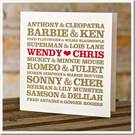 weddomg card