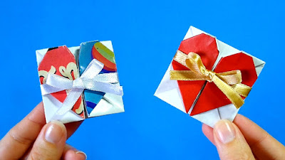 Origami Caixa Coração Surpresa