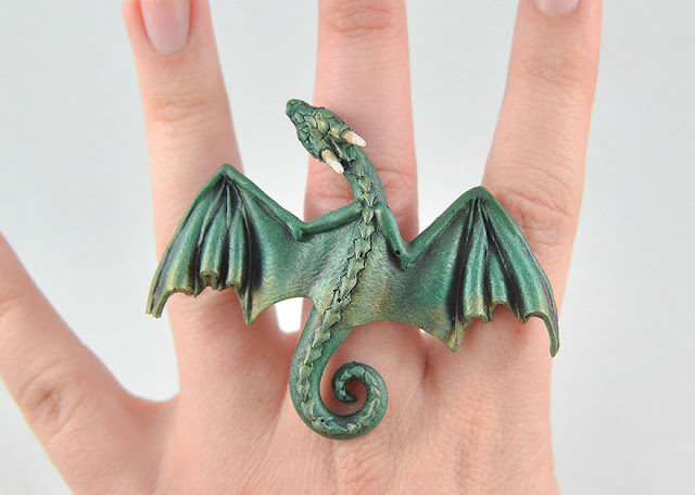 unique handmade dragon jewelry