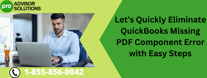 QuickBooks Missing PDF Component