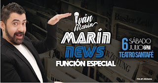 MARÍN NEWS un divertido Stand UP Comedy en Teatro Santa Fe