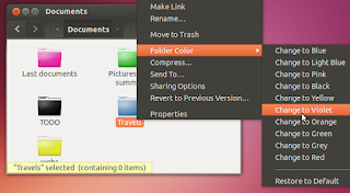 Folder Color Ubuntu Linux trikovi