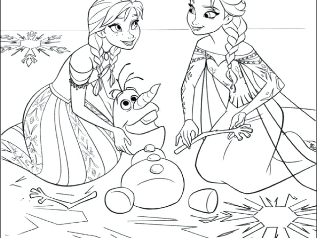 Printable Coloring Pages Page Frozen