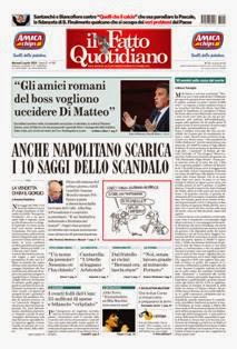 Il Fatto Quotidiano del 2 Aprile 2013 | ISSN 2037-089X | TRUE PDF | Quotidiano | Cronaca | Politica
Il quotidiano è edito dal 23 settembre 2009. L'uscita del giornale è stata preceduta da una lunga fase preparatoria iniziata il 28 maggio 2009 con l'annuncio del nuovo quotidiano dato sul blog voglioscendere.it da Marco Travaglio.
Il nome della testata è stato scelto in memoria del giornalista Enzo Biagi, conduttore del programma televisivo Il Fatto, mentre il logo del bambino con il megafono si ispira al quotidiano La Voce, in omaggio al suo fondatore Indro Montanelli.
L'editore ha manifestato la volontà di rinunciare ai fondi del finanziamento pubblico per l'editoria e di sovvenzionarsi soltanto con i proventi della pubblicità e delle vendite, e di usufruire solo delle tariffe postali agevolate per i prodotti editoriali sino alla loro abrogazione nell'aprile 2010.