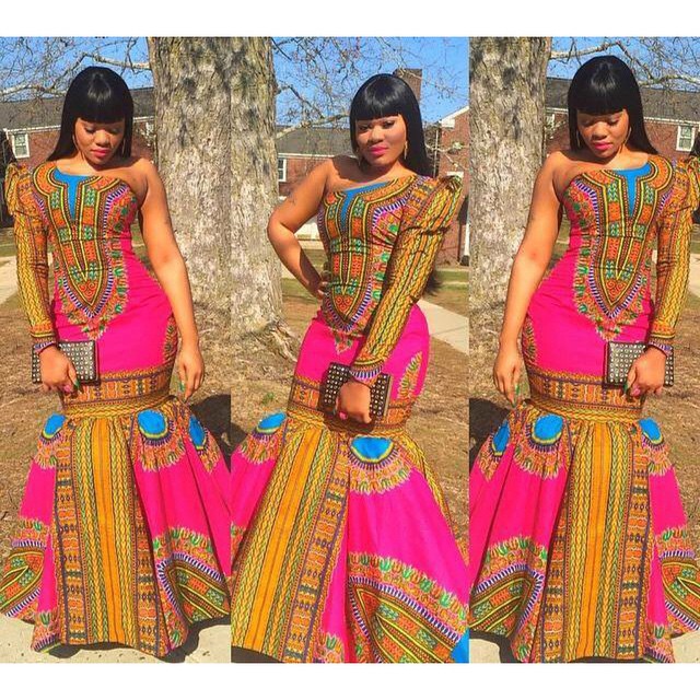 Aso Ebi Style: Fabulous Ankara Long Gown Style 2015 