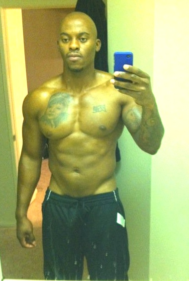 Labels abs black men bulge guns muscle pecs tattoos