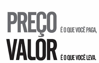 preço vs valor